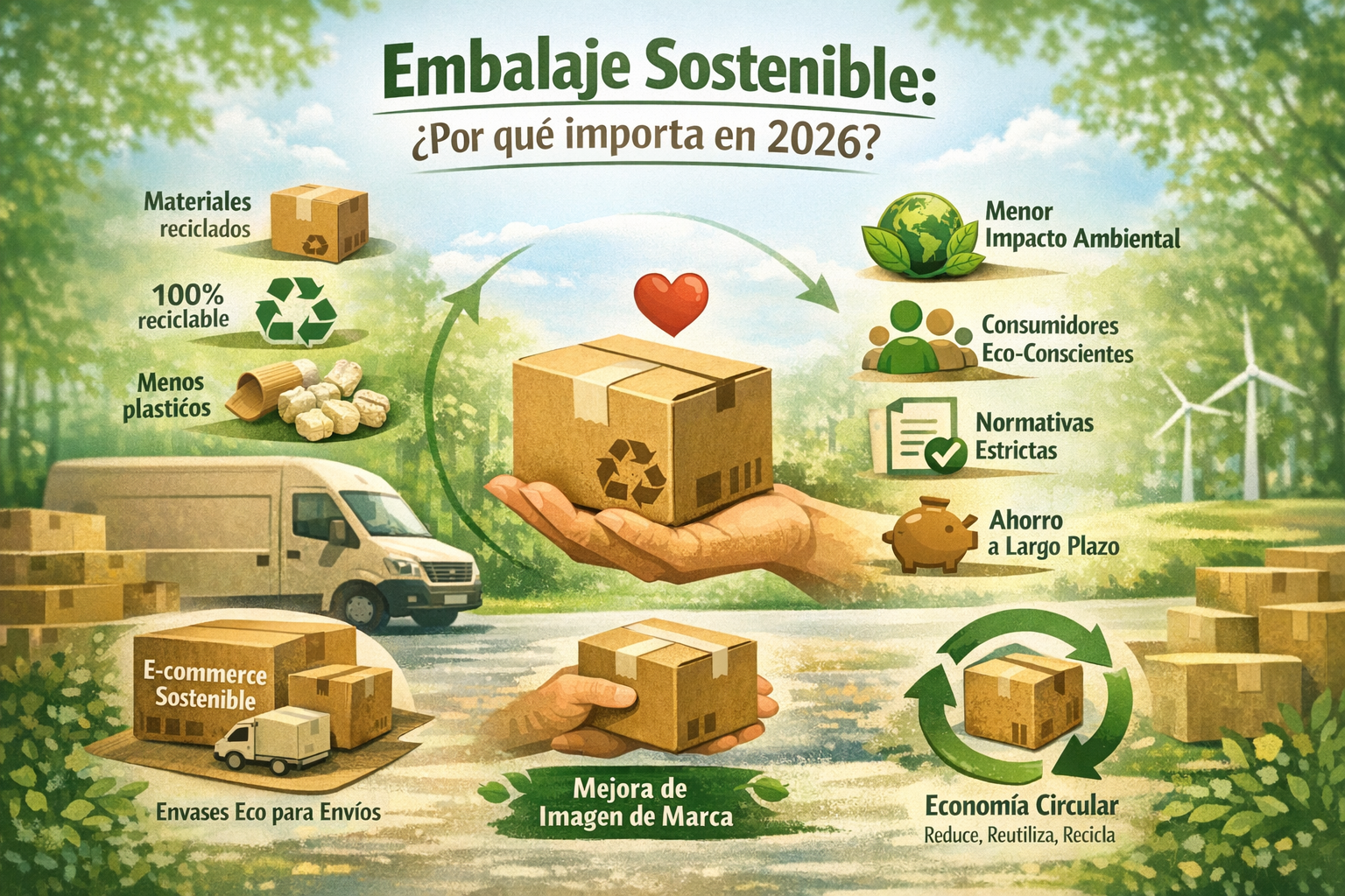 Qué es el embalaje sostenible y por qué importa en 2026